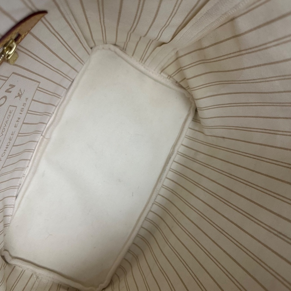 LV Neverfull MM Damier Azure Rose Beige - Picture 11 of 16